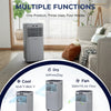 6000 BTU Portable Air Conditioner Cools 350 Sq.ft with Remote Control, 10000 BTU ASHRAE 3-in-1 Air Cooler w/ Drying Fan Sleep Mode for Home