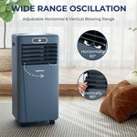 6000 BTU Portable Air Conditioner Cools 350 Sq.ft with Remote Control, 10000 BTU ASHRAE 3-in-1 Air Cooler w/ Drying Fan Sleep Mode for Home