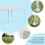 10' x 20' Canopy Tent Heavy Duty Wedding Party Tent Outdoor Gazebo Tent with 6 Removable Sidewalls & Carrying Bag