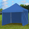 10' x 10' Pop up Canopy Tent Commercial Instant Canopy with 5 Removable Zippered Sidewalls & Adjustable Awning