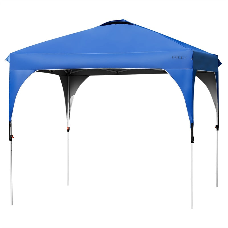 10' x 10' Outdoor Pop-up Canopy Tent Height Adjustable with Roller Bag