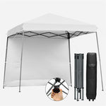 10 x 10 ft Pop up Canopy Tent Set-up Instant Shelter with Detachable Sidewall & Central Lock