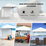 10 x 10 ft Pop up Canopy Tent Set-up Instant Shelter with Detachable Sidewall & Central Lock