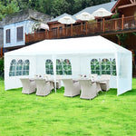 10' x 20' Canopy Tent Heavy Duty Wedding Party Tent with 4 Sidewalls & Carry Bag, Portable Canopy Shelter Tent Pavilion Event Tent  for Outdoor Use