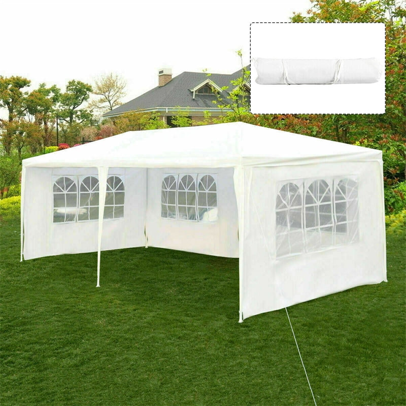 10' x 20' Canopy Tent Heavy Duty Wedding Party Tent with 4 Sidewalls & Carry Bag, Portable Canopy Shelter Tent Pavilion Event Tent  for Outdoor Use