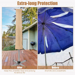 11FT Waterproof Outdoor Parasol Cover Patio Umbrella Cover for Round Offset Cantilever Umbrella