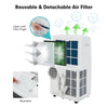 12000 BTU Portable Air Conditioner 4-in-1 Oscillation Air Cooler with WiFi Smart App Control & LED Display