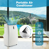 12000 BTU Portable Air Conditioner 4-in-1 Oscillation Air Cooler with WiFi Smart App Control & LED Display