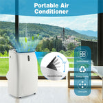 12000 BTU Portable Air Conditioner 4-in-1 Oscillation Air Cooler with WiFi Smart App Control & LED Display