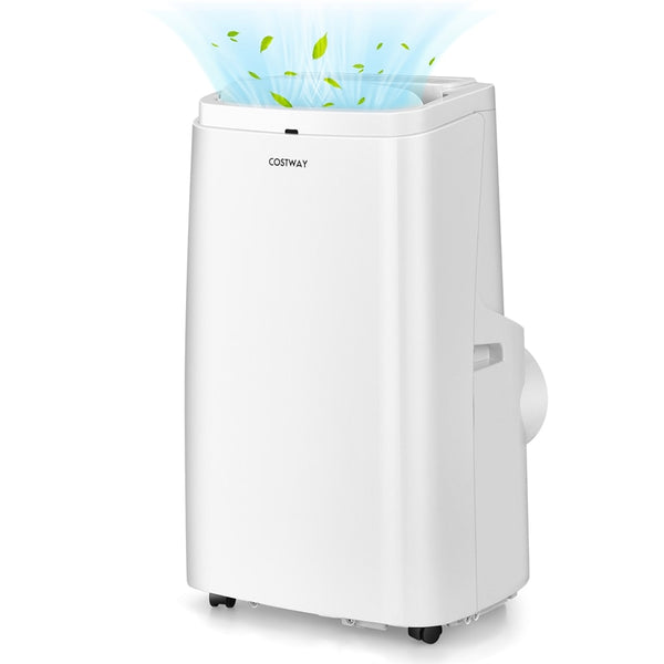 12000 BTU Portable Air Conditioner 3-in-1 Air Cooler Fan Dehumidifier with Remote Control & 24H Timer, Quiet AC Unit Cools Rooms up to 450 Sq. Ft.