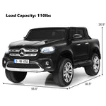 12V 2-Seater Kids Ride On Truck Car Mercedes Benz X Class RC with Remote Control