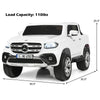 12V 2-Seater Kids Ride On Truck Car Mercedes Benz X Class RC with Remote Control