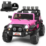 2-Seater Kids Ride on Truck 12V Battery Powered Electric Vehicle with Remote Control & Lights