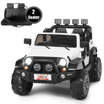 2-Seater Kids Ride on Truck 12V Battery Powered Electric Vehicle with Remote Control & Lights