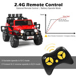 2-Seater Kids Ride on Truck 12V Battery Powered Electric Vehicle with Remote Control & Lights