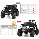 Kids Ride On Truck 2 Seater Ride On Car 12V Battery Powered Electric Vehicle with Remote Control