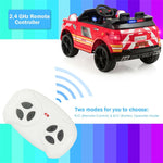 Kids Ride On Police Car 12V Battery Powered Electric Vehicle with Remote Control