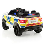 Kids Ride On Police Car 12V Battery Powered Electric Vehicle with Remote Control