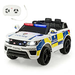 Kids Ride On Police Car 12V Battery Powered Electric Vehicle with Remote Control