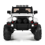 Kids Ride On Truck 12V Battery Powered Electric Car with Remote Control, LED Lights & Double Open Doors