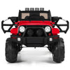 Kids Ride On Truck 12V Battery Powered Electric Car with Remote Control, LED Lights & Double Open Doors