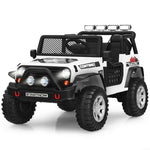 2-Seater Ride On Truck, 12V Battery Powered Electric Vehicle with Remote Control, LED Lights & Music, Ride On Car for Kids