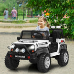 2-Seater Kids Ride on Truck Car 12V Battery Powered Electric Vehicle with Remote Control, Lights & Music