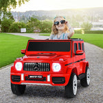 Kids Ride On Car 12V Licensed Mercedes-Benz G63 Electric Vehicle with Remote Control, Double Open Doors, Battery Powered Riding Toy