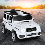 12V Kids Ride On Car, Licensed Mercedes-Benz G63 Electric Vehicle with Remote Control, Double Open Doors & Music, Battery Powered Ride On Toy