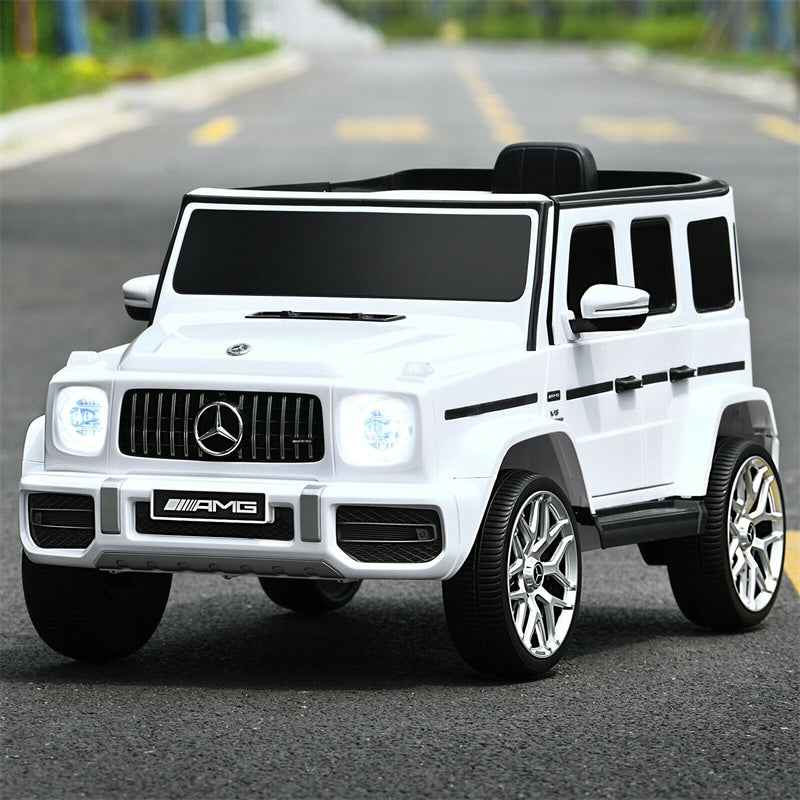 Kids Ride On Car 12V Licensed Mercedes-Benz G63 Electric Vehicle with Remote Control, Double Open Doors, Battery Powered Riding Toy