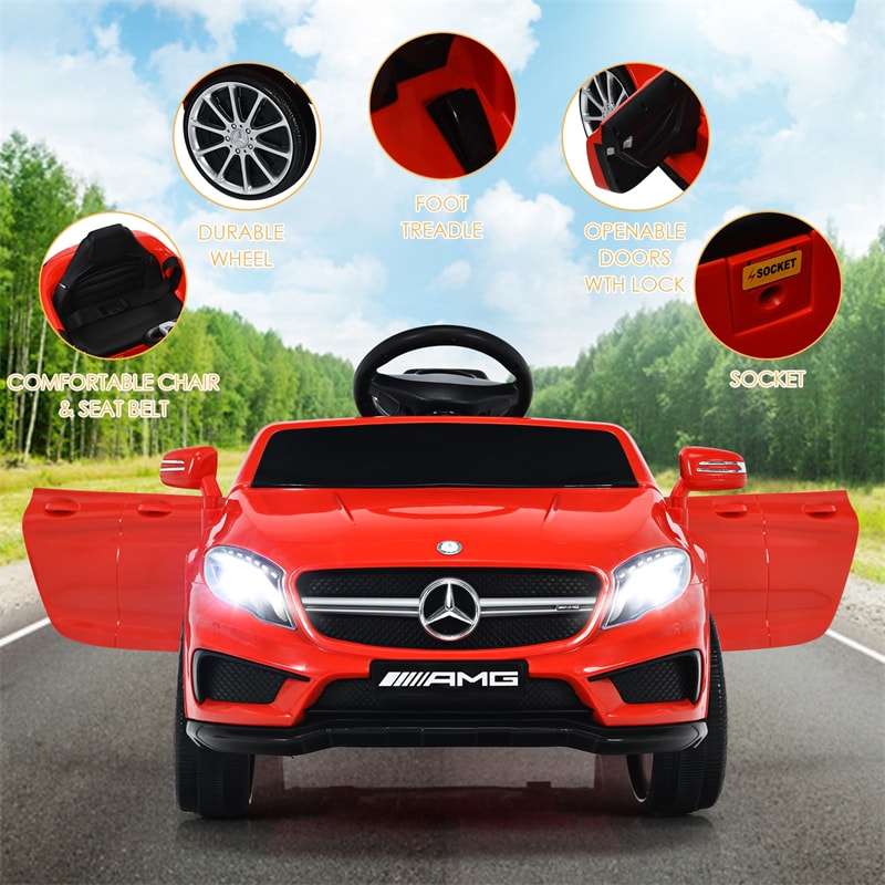 12V Electric Kids Ride On Car Licensed Mercedes Benz GLA45 with Remote Control