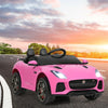 Kids Ride On Car 12V Licensed Jaguar F-Type SVR Battery Powered Electric Vehicle with Remote Control & Lights