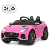 Kids Ride On Car 12V Licensed Jaguar F-Type SVR Battery Powered Electric Vehicle with Remote Control & Lights