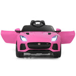 Kids Ride On Car 12V Licensed Jaguar F-Type SVR Battery Powered Electric Vehicle with Remote Control & Lights