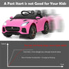 Kids Ride On Car 12V Licensed Jaguar F-Type SVR Battery Powered Electric Vehicle with Remote Control & Lights