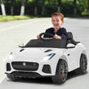 Kids Ride On Car 12V Licensed Jaguar F-Type SVR Battery Powered Electric Vehicle with Remote Control & Lights