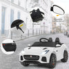 Kids Ride On Car 12V Licensed Jaguar F-Type SVR Battery Powered Electric Vehicle with Remote Control & Lights