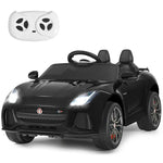 Kids Ride On Car 12V Licensed Jaguar F-Type SVR Battery Powered Electric Vehicle with Remote Control & Lights