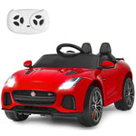 Kids Ride On Car 12V Licensed Jaguar F-Type SVR Battery Powered Electric Vehicle with Remote Control & Lights