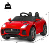 Kids Ride On Car 12V Licensed Jaguar F-Type SVR Battery Powered Electric Vehicle with Remote Control & Lights