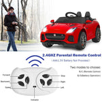 Kids Ride On Car 12V Licensed Jaguar F-Type SVR Battery Powered Electric Vehicle with Remote Control & Lights