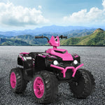 12V Kids Ride On ATV Quad 4-Wheeler Ride On Car Electric Vehicle with LED Lights & Music