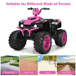 12V Kids Ride On ATV Quad 4-Wheeler Ride On Car Electric Vehicle with LED Lights & Music