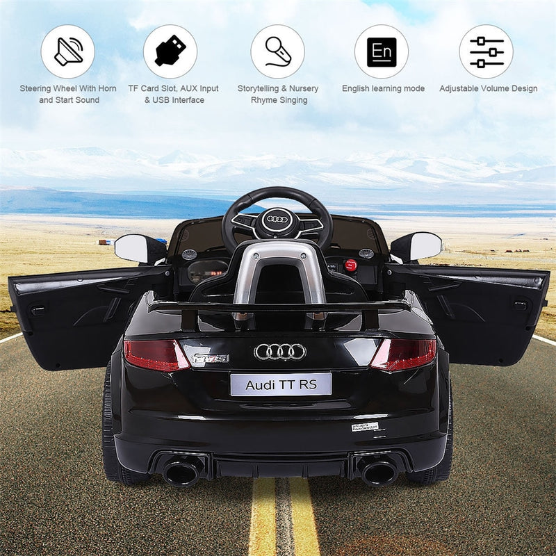 Kids Ride On Car Licensed Audi TT RS 12V Battery Electric Vehicle with Remote Control