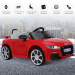 Kids Ride On Car Licensed Audi TT RS 12V Battery Electric Vehicle with Remote Control