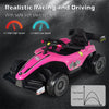 Kids Electric Ride On Go Kart 12V Battery Powered F1 Racing Car with Remote Control, Light & Music, Ride on Car for Boys Girls