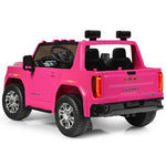 2 Seater Kids Ride on Truck 12V Licensed GMC Battery Powered Electric Car with Remote Control & Storage Box