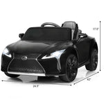 12V Kids Ride on Car Licensed Lexus LC500 Battery Powered Car with Remote Control & LED Lights, Electric Vehicle for Boys& Girls