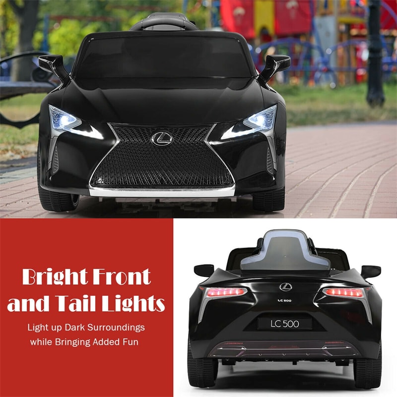 12V Kids Ride on Car Licensed Lexus LC500 Battery Powered Car with Remote Control & LED Lights, Electric Vehicle for Boys& Girls