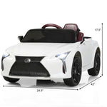 12V Kids Ride on Car Licensed Lexus LC500 Battery Powered Car with Remote Control & LED Lights, Electric Vehicle for Boys& Girls